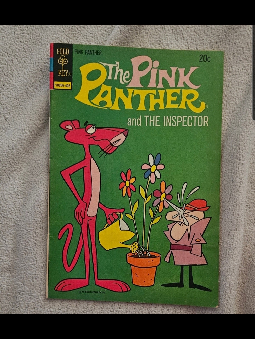 PINK PANTHER VTG gold Key 1973 #19  Rare Only 1 In CGC CENSUS raw Grade 5-8.5